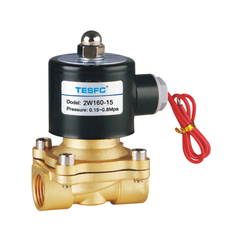 2W Brass Normally Closed Solenoid Valve