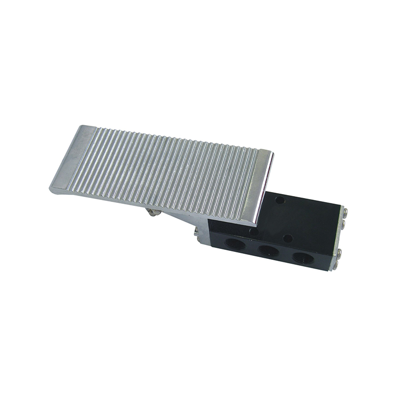 ST long pedal reset foot valve manual mechanical valve with textured pedal for pneumatic foot pedal valve control and compressed air circuit switching