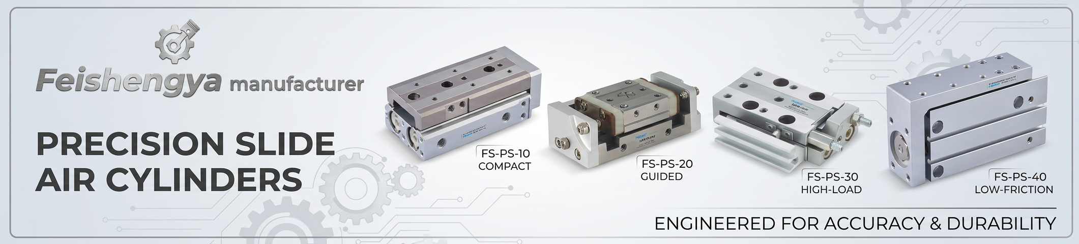 Precision Slide Air Cylinder Feishegnya